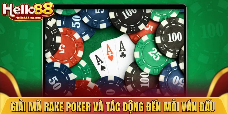 Giải mã Rake Poker và tác động đến mỗi ván đấu 
