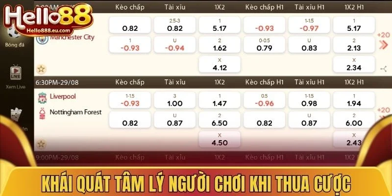 Cách Gỡ Cá Độ Bóng Đá - Hướng Dẫn Cách Kiểm Soát Việc Cược 2 Khái quát tâm lý người chơi khi thua cược