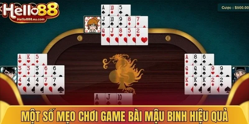 Một số mẹo chơi game bài mậu binh hiệu quả